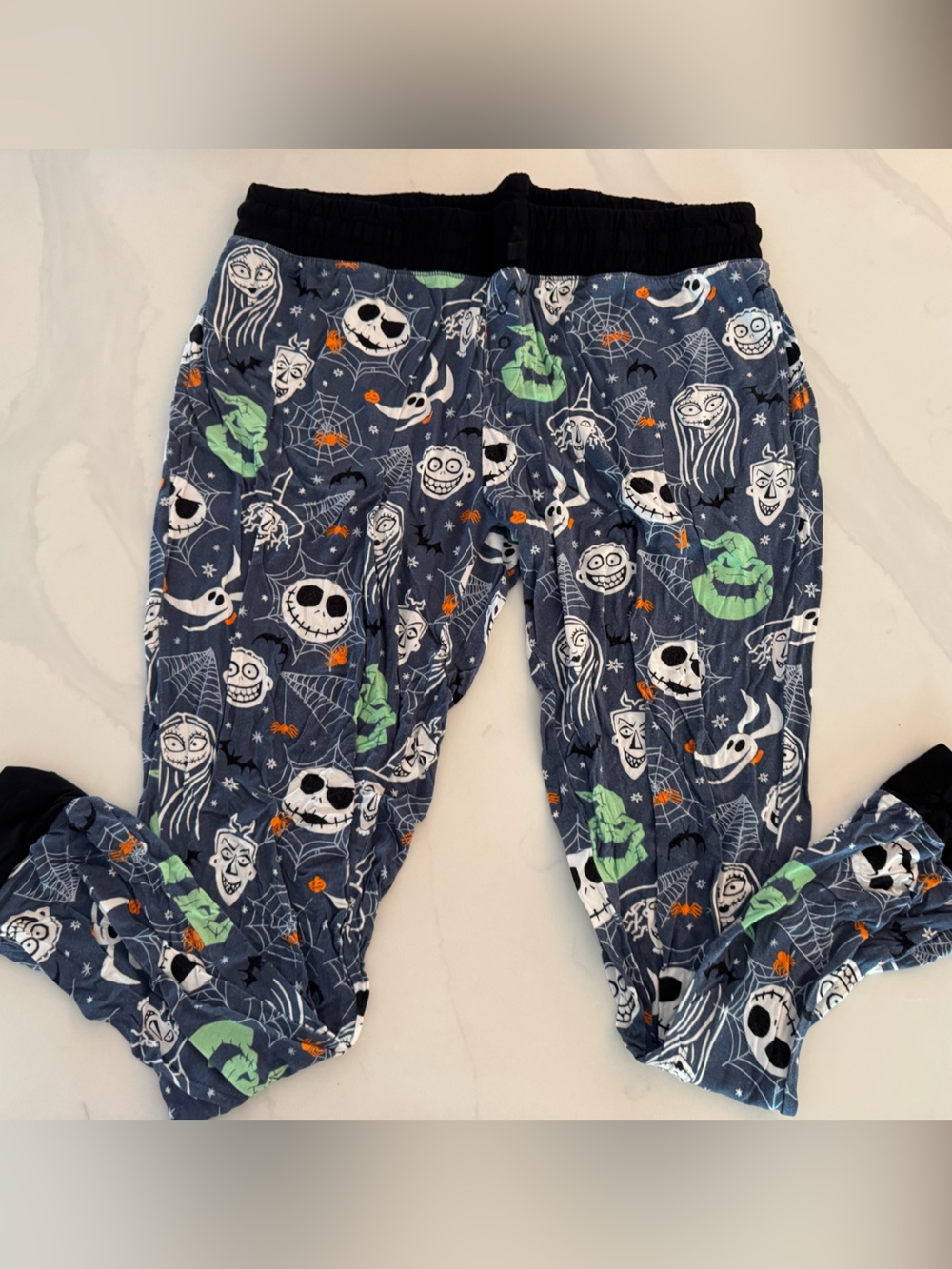 Little sleepies, nightmare before Christmas , size M long pants